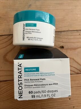 Neostrata Restore Hydration And Replenishment PHA Renewal 60 Pads new